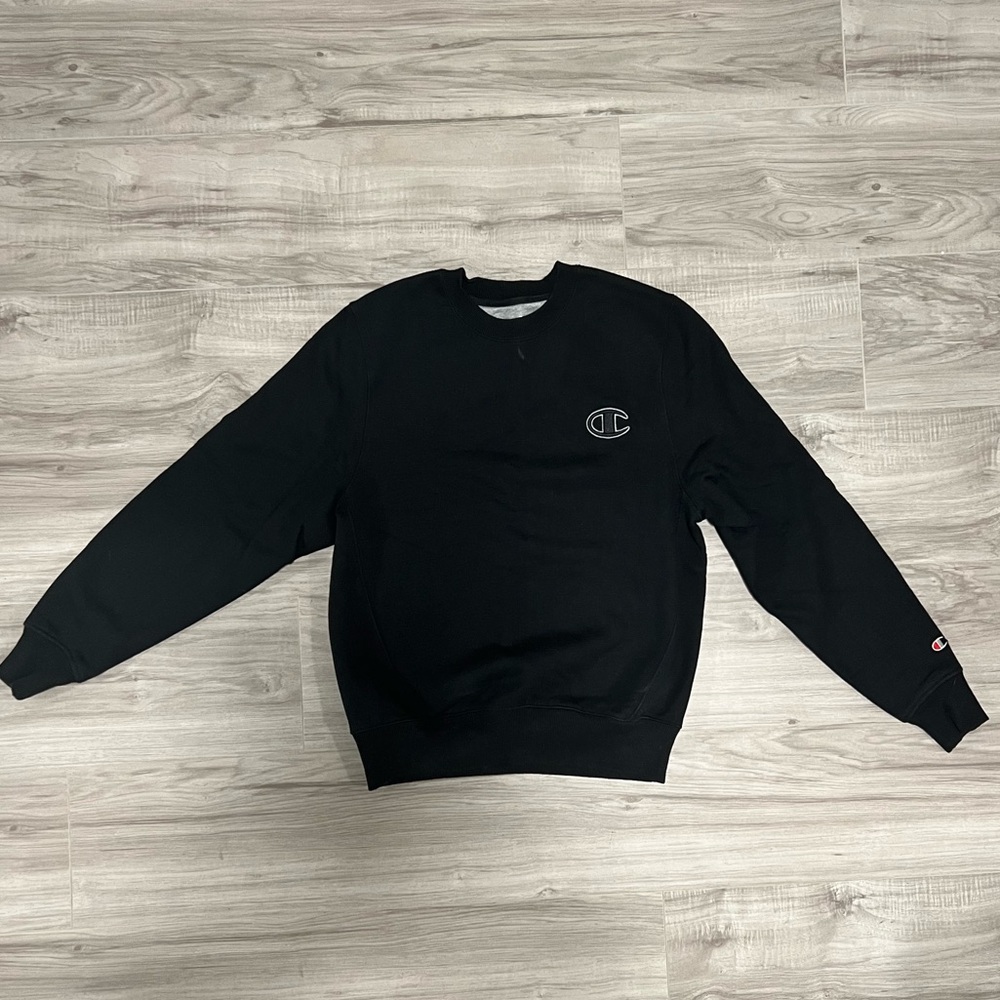 Champion Vintage Black Crewneck